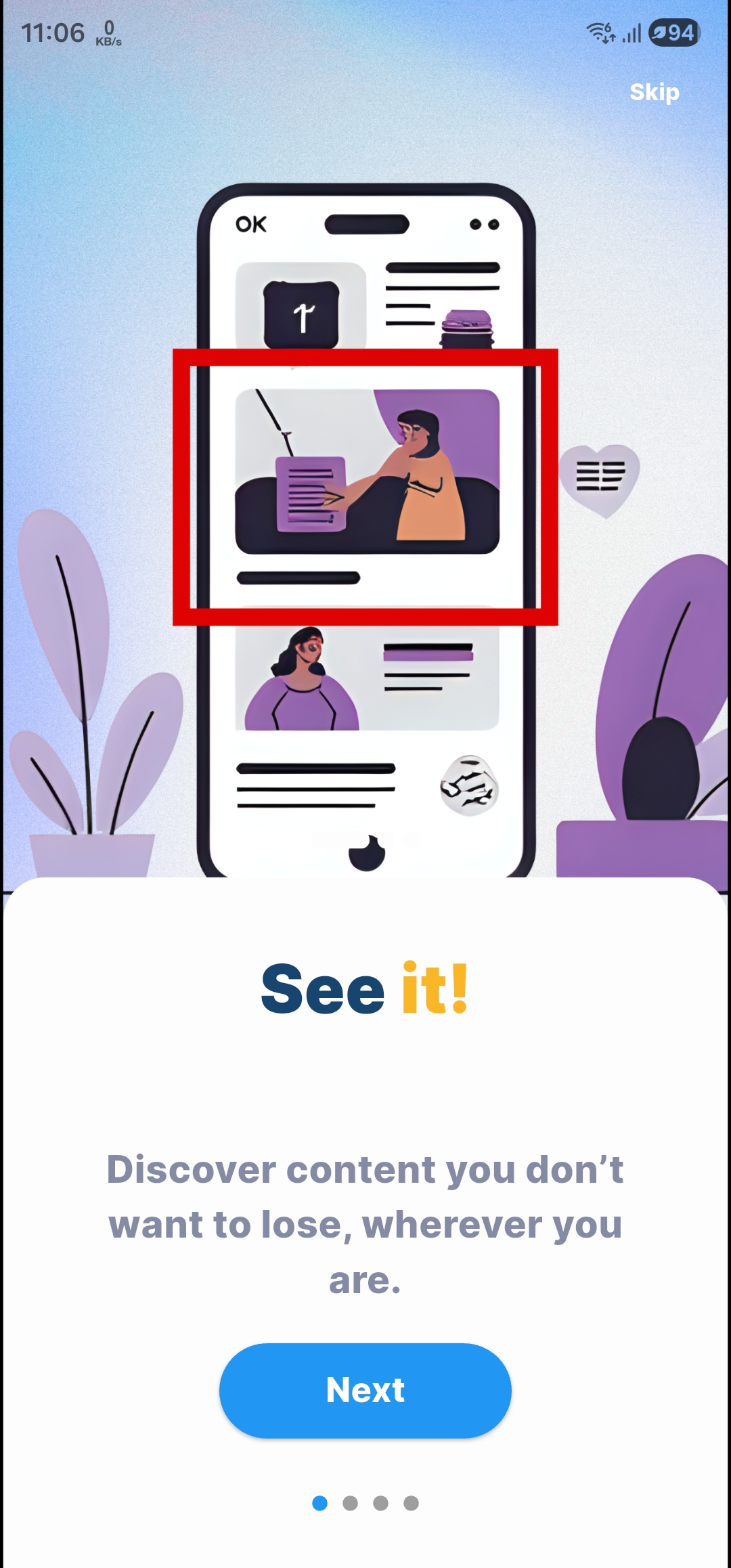 SaveT onboarding step 1: See it